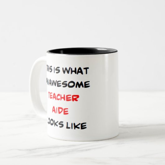 Lehrerin, phantastisch zweifarbige tasse (Vorderseite Links)