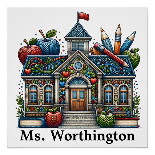 Lehrerin Poster (Vorderseite)