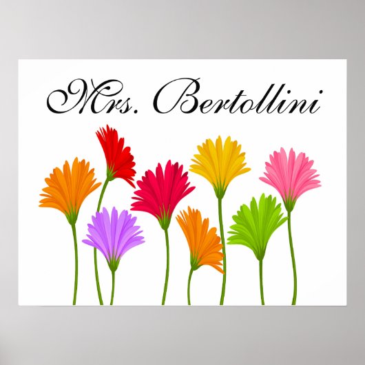 Lehrerin Poster (Vorne)