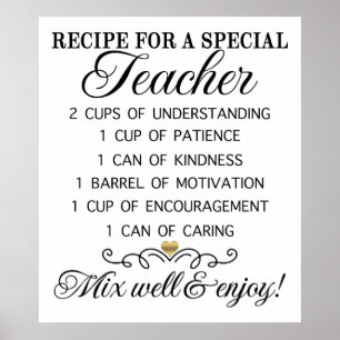 Lehrerin Poster