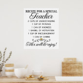 Lehrerin Poster (Küche)