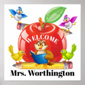 Lehrerin Poster (Vorne)