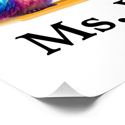 Lehrerin Poster (Ecke)