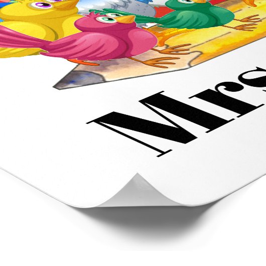 Lehrerin Poster (Ecke)