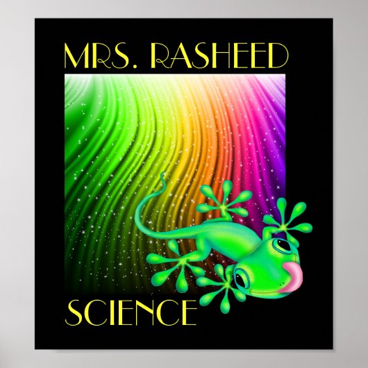 Lehrerin Poster (Vorne)