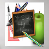 Lehrerin Poster (Vorne)