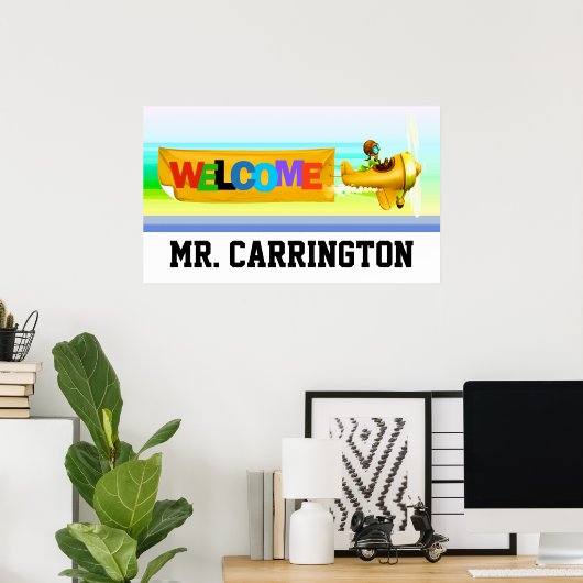 Lehrerin Poster (Heimbüro)