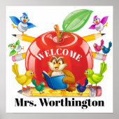 Lehrerin Poster (Vorne)