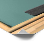 Lehrerin Poster "Schalten Sie das Handy aus" (Ecke)