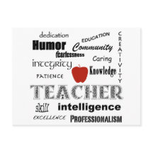 Lehrerin Pride+Red Apple/Textentwurf