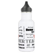 Lehrerin Pride+Red Apple Trinkflasche (Rechts)