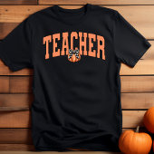 Lehrerin Pumpkin Kariert T-Shirt