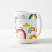 Lehrerin Rainbow Kaffeetasse (VorderseiteRechts)