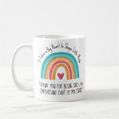 Lehrerin Rainbow Tasse (Links)