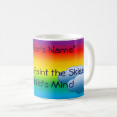 Lehrerin Rainbow Tasse Kaffee Tasse Cup (VorderseiteRechts)