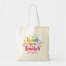 Lehrerin Rainbow Vielen Dank Tote Bag