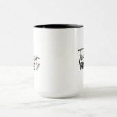 Lehrerin Regel Wordart Tasse (Zentrum)