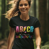 Lehrerin retro abc zurück zum T - Shirt