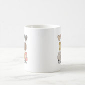 Lehrerin Retro erster Tag Lehrerin Wo Kaffeetasse (Mittel)