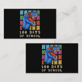 Lehrerin Roar Student 100. Tag Dinosaurier 100 Tag (Vorne/Hinten)