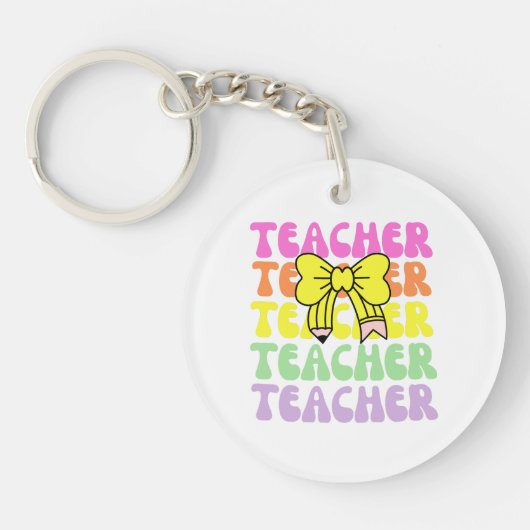 Lehrerin Schlüsselanhänger (Vorderseite)