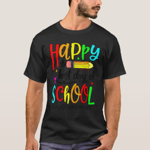 LehrerIn-SchülerInnen glücklich am letzten Schulta T-Shirt