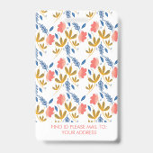 Lehrerin Schulschule Mama Ausweis Botanische Schul (Rückseite)