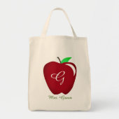Lehrerin Shiny Apple Tragetasche (Vorne)