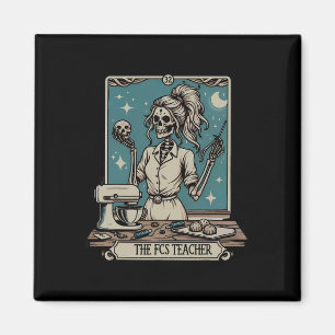 Lehrerin Skeleton Halloween Familie und Consumer S Magnet