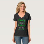 Lehrerin St Patrick's Day Shirt Funny School (Vorderseite Vollansicht)