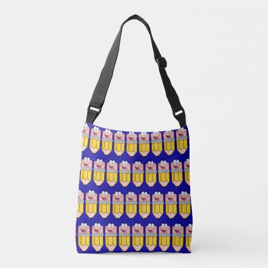 Lehrerin Student Funny Pencil Tote Tasche (Vorderseite)