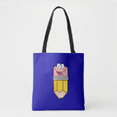 Lehrerin Student Funny Pencil Tote Tasche (Vorderseite)