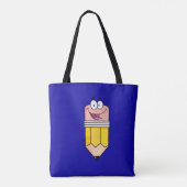 Lehrerin Student Funny Pencil Tote Tasche (Rückseite)