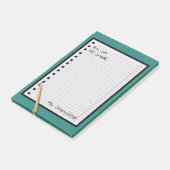 Lehrerin Student Papier Klasse Lose Leaf Papier Post-it Klebezettel (angewinkelt)