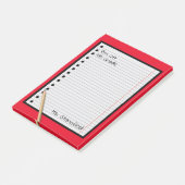 Lehrerin Student Papier Klasse Lose Leaf Papier Post-it Klebezettel (angewinkelt)