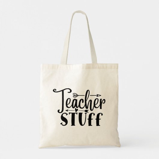 Lehrerin Stuff Tote Bag Tragetasche (Rückseite)