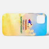 Lehrerin Superhero, beliebtes Design,  Case-Mate iPhone Hülle (Rückseite (Horizontal))