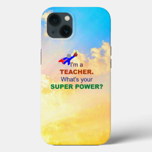 Lehrerin Superhero, beliebtes Design, Case-Mate iPhone Hülle