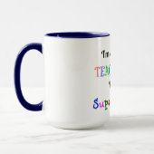 Lehrerin Superhero Tasse (Links)