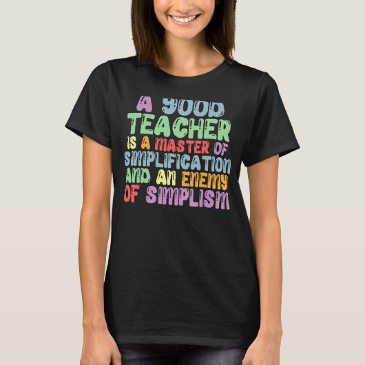 Lehrerin T-Shirt (Vorderseite)