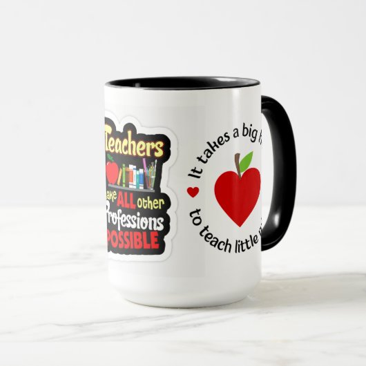 Lehrerin Tasse (VorderseiteRechts)