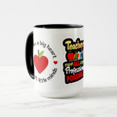 Lehrerin Tasse (Vorderseite Links)