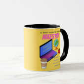 Lehrerin Tasse maestra Zitat (VorderseiteRechts)