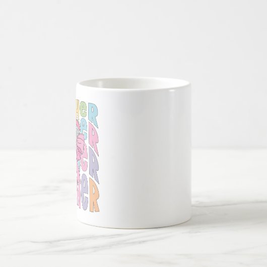 Lehrerin Tasse mit Stift & Bow, Geschenk des Lehre (Mittel)