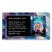 Lehrerin Tutor Dog Walker Nanny Social Media Artis Magnetische Visitenkarte (Vorderseite)