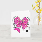 Lehrerin Valentine Coquette Bow Pencil Karte (Gelbe Blume)