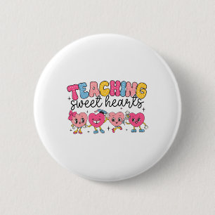 Lehrerin Valentine Day Frauen meine Cl ist voll vo Button