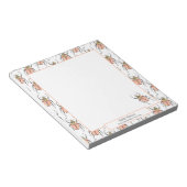 Lehrerin Valentine Personalisiert Käfer Liebe Bug Notizblock (angewinkelt)