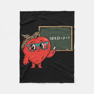 Lehrerin Valentinstag 6 7 Mathe-Gleichung 67 Meme Fleecedecke
