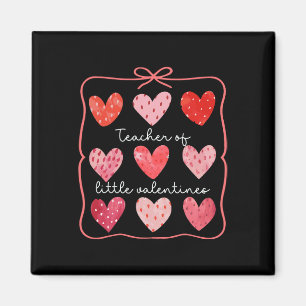 Lehrerin Valentinstag Coquette Erdbeeren Herzen Magnet